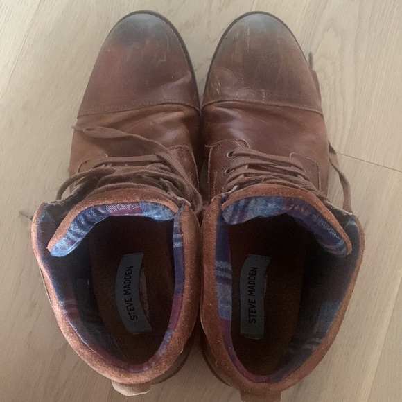 STEVE MADDEN Leather Boots - Picture 4 of 7